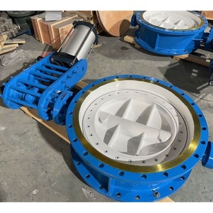 D643H-16C วาล์วผีเสื้อ DN800 ตัวกระตุ้นแบบนิวเมติก น้ำอุณหภูมิปกติ 1.6MPa ความดัน - Product Image 1