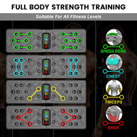 Equipo de Ejercicio Portátil para el Hogar, Tabla de Flexiones Mecánica Plegable de ABS, Entrenamiento de Cuerpo Completo, Ejercicios de Core y Pecho para Hombres, Mujeres y Adolescentes