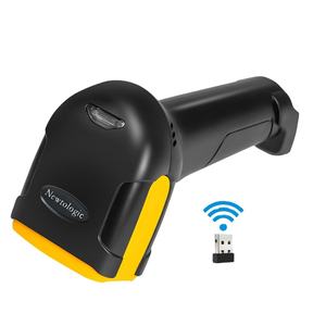 Lecteur de codes-barres sans fil 1680SW, scanner de codes bidimensionnels, garantie <span class=keywords><strong>1</strong></span> an, noir/jaune, pour l'assurance médicale - Product Image 1