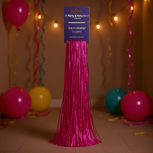 Decoración de borlas fucsia para fiestas de Alibaba International Station, para cumpleaños, uso en interiores, material plástico para niños - Product Image 2