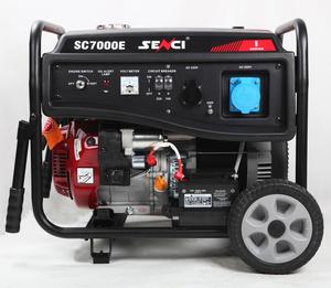 Générateur d'essence <span class=keywords><strong>portable</strong></span> Senci 5000 Watt 5kw OHV Petrol Engine120V 240V Recoil Start <span class=keywords><strong>avec</strong></span> poignée de roue - Product Image 2