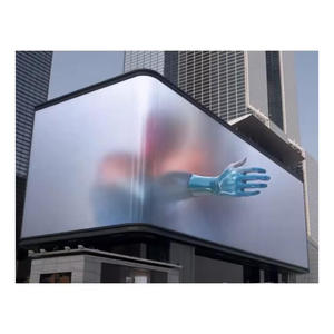 Pantalla LED curva para publicidad exterior 3D, impermeable, P3/P4/P5/P6/P8/P10, letrero digital LED de montaje en pared - Product Image 1