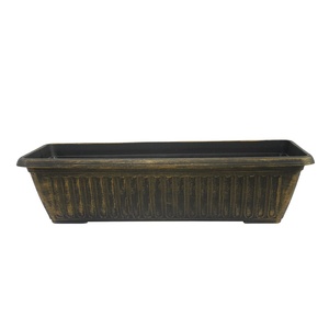 Pot de fleurs <span class=keywords><strong>rectangulaire</strong></span> en <span class=keywords><strong>plastique</strong></span>, boîte de rangement pour loisirs vente en gros, jardinage et <span class=keywords><strong>jardinière</strong></span> pour légumes - Product Image 1