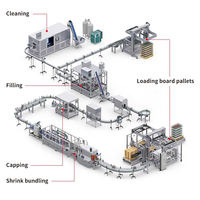 6 buses Automatique Bouteille Offre Spéciale Seau Lavage Remplissage Capsulage Machine Embouteillage Machine De Remplissage jus machine de remplissage