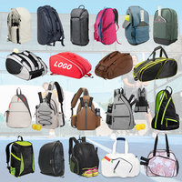 Sac à dos de pickleball imperméable au design nouveau, sac de raquette de padel personnalisé, grand sac de raquettes de tennis pour hommes et femmes