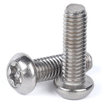 OEM kustom A286 18-8 baja nirkarat AISI304 316 ANSI304 316 ASTM A193 Torx segitiga baut keamanan kepala antimaling baut