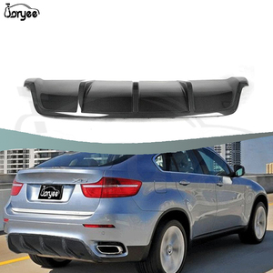 Alerón de fibra de carbono mejorado, difusor de parachoques trasero, Kit de cuerpo de escape, piezas de coche para BMW X6 E71 2008-2014 2009 2011, accesorio de afinación - Product Image 1