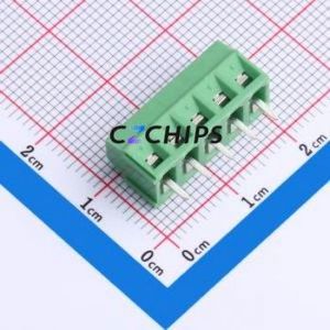 DB125-3.81-5P-GN-S Screw Terminal Block Through hole Component (THT),P=3.81mm Connector 1x5P 3.81mm Green Through Hole - Product Image 2