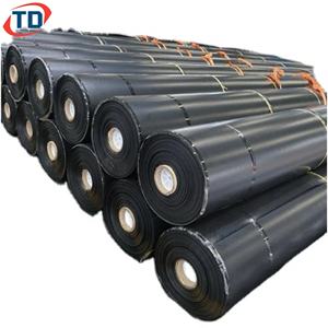 Geombrana <span class=keywords><strong>Liner</strong></span> kolam pertanian ikan hitam putih 1mm 45 HDPE Mil LDPE geombrane untuk cumi Saltern Mine Chlorella Pool - Product Image 4