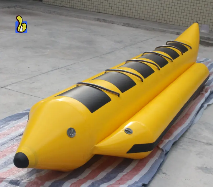 Towable PVC Inflatable Banana Boat Water Toys