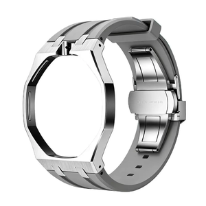 Boîtier de montre de luxe en acier inoxydable Blues pour kit de modification <span class=keywords><strong>Swatch</strong></span> Lépine - Style Royal - Kit de conversion de montre de poche avec couronne à 12 heures - Product Image 4