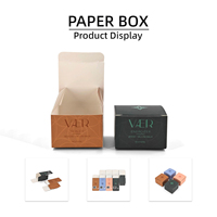 Boîte en carton personnalisée avec couvercle intégré pour pot de baume et emballage de présentation en magasin de produits de soin, vente en gros en vrac