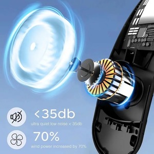 Nuevo Ventilador de Cuello USB de Cuatro Núcleos con Diseño sin Aspas, Fácil Control, Portátil para Exteriores, Regalo de Verano, Portátil y Usable - Product Image 4