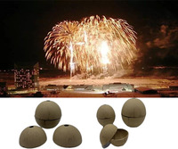 Coques de feux d'artifice de sécurité matériaux 2 pouces à 12 pouces papier de feux d'artifice hémisphère coque vide