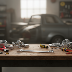 Fervi Combination Wrench Chrome Vanadium 12mm Metric Open End Socket <b>Tool</b> - Product Image 3