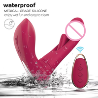 Vibromasseur féminin le plus vendu avec stimulation par tapotement, jouet sexuel portable pour hommes, femmes et adultes