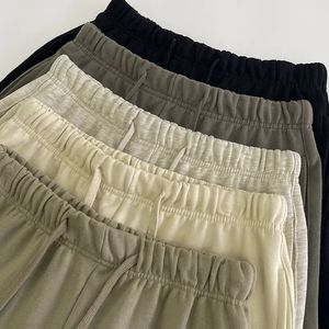 Pantalons décontractés BYLL-K8 personnalisés, style ESSENTIALS, imprimé lettres floquées, streetwear, hip-hop, amples, en coton, pour hommes et femmes - Product Image 4