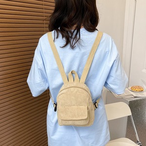 Neue Kinder Mini Rucksack einfarbig Cord kleine Rucksäcke Einfache lässige Student Bookbags Reise rucksäcke - Product Image 5