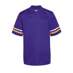 Maillots de football américains imprimés à manches courtes respirants de qualité supérieure en gros avec logo personnalisé, maillot de football uni pour équipe - Product Image 5