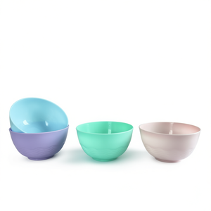 Set di Ciotole in Plastica Resistente Zaa AA-1828, Design Classico Colorato ed Elegante, Materiale PP per Alimenti, Opzioni Multicolore per Uso in Cucina - Product Image 1