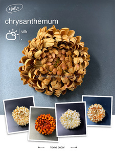 QSLH-Planta de crisantemo <span class=keywords><strong>artificial</strong></span> Ti120, gerbera, crisantemo, flor <span class=keywords><strong>artificial</strong></span> para decoración de interiores - Product Image 3