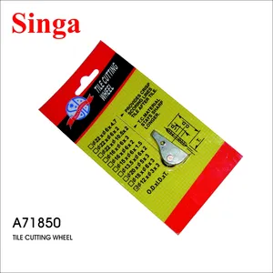 Singa A71850 베스트 셀러 타일 도자기 커터 사용 컷 득점 휠 카바이드 타일 커팅 휠