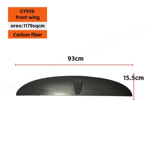 GY ชุดเซิร์ฟบอร์ดไฮโดรฟอยล์มีปีกคาร์บอนไฟเบอร์สำหรับเล่นวินด์เซิร์ฟโต้คลื่นอุปกรณ์เสริมปีกด้านหน้า - Product Image 3