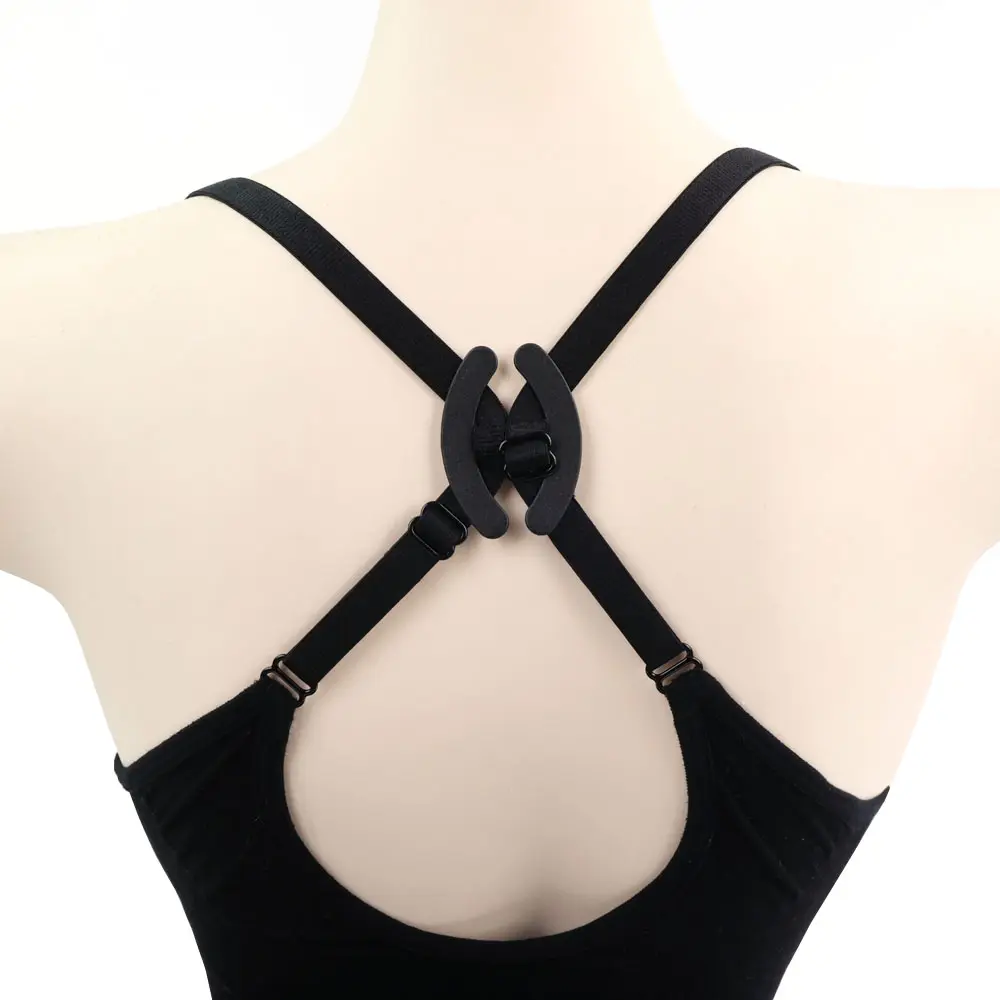 Anti-Slip Buckles Conceal Bra Straps Cleavage Control Clip Adjustable Racerback Bra Clips for straps
