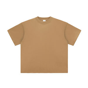 Heavyweight Boxy Style Luxury Custom T-Shirt Men'<b>s</b> 100% Knitted Heavy Cotton - Product Image 1