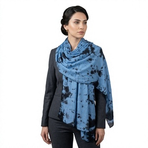 Wholesale Shibori <b>Shawl</b> Viscose Resist Dyed Crumple Pattern Women Soft Lightweight <b>Wrap</b> OEM ODM Custom - Product Image 1