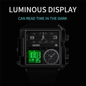 Montre sport pour homme <span class=keywords><strong>SKMEI</strong></span> <span class=keywords><strong>1391</strong></span>, marque haut de gamme, 3 temps, montre numérique à bracelet, mouvement à quartz, montre homme, reloj hombre - Product Image 2
