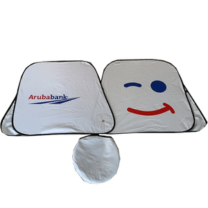 Pare-soleil de voiture imprimé personnalisé pliable en gros LOGO Pare-soleil de pare-brise personnalisé pour pare-soleil de voiture pare-brise pare-soleil - Product Image 5