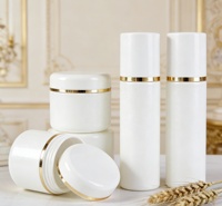 Bouteilles rechargeables 20/30/50/100/150/250g, flacon de voyage pour lotion pour le visage, conteneur cosmétique, pot en plastique blanc vide pour maquillage