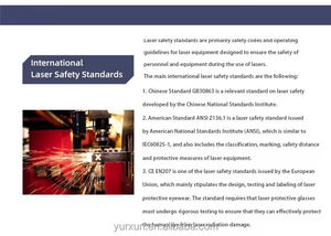 532nm 레이저 방사선 보호용 고급 폴리카보네이트 렌즈 고글 - Product Image 4