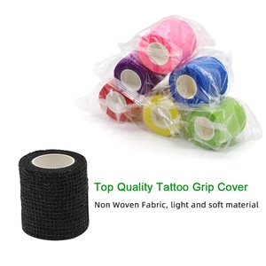 Molong Tattoo Supply Cover Sleeve Wrap Desechable Cohesive Tattoo Grip Tape Rollos de vendaje elástico - Product Image 3