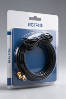 Câble d'extension d'antenne Aurora Yu SMA mâle vers SMA femelle 5m Câble coaxial RG174 (Modèle SMA02) pour routeur WiFi, traceur GPS