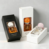 Flacon de parfum vide de luxe carré en ambre de haute qualité personnalisé avec bouchon doré, logo personnalisé, vaporisateur atomiseur 30ml/50ml/100ml