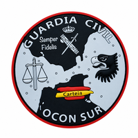 Patch en caoutchouc souple 3D personnalisé en relief Guardia Civil Ocon Sur, badges tactiques en PVC pour uniformes, sacs, sacs à dos et accessoires