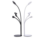 Anneau lumineux LED pour studio photo 2026 avec support de téléphone portable et trépied pour diffusion en direct sur YouTube, maquillage, lampe pour appareil photo