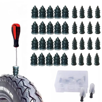 Clous de réparation universels pour pneus de moto, voiture, scooter, vélo – Vis en caoutchouc pour réparation de crevaison sans chambre à air – Accessoires de réparation de pneus