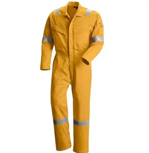 Overalls aus Baumwolle/Polyester Anti statische flamm hemmende Overalls Lieferanten EN11611 EN11612 Overall Arbeits kleidung billige Overalls