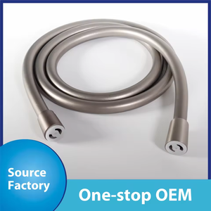 Tuyau de douche en PVC gris fusil de 1,5 m, de haute qualité, épaissi, anti-enroulement, résistant à la chaleur, lisse et flexible - Product Image 3