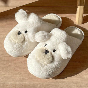 Chaussons d'intérieur Cixi pour femmes <span class=keywords><strong>2022</strong></span>, en coton, avec oreilles de mouton en fourrure douce, nouvelle collection hiver, vente en gros - Product Image 6