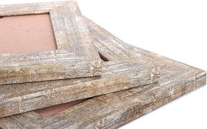 Superior Quality Natural <b>Wooden</b> <b>Photo</b> <b>Frame</b> for Family and Portrait <b>Photos</b> Features Sturdy Back Stand and Hanging Option - Product Image 3