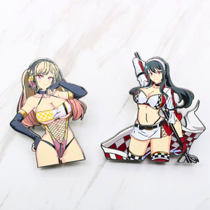 หมุดโลหะโลหะเคลือบเนื้อนิ่มลายการ์ตูนน่ารักสำหรับเด็กผู้หญิงโลโก้ตามสั่ง - Product Image 6