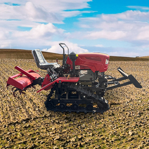 Nuevo Microcultivador de Orugas Automático de 25 HP con Asiento para Huertos Agrícolas - Product Image 6