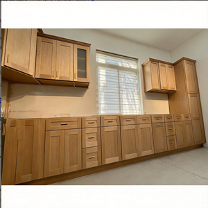 Mobili da <span class=keywords><strong>Cucina</strong></span> in Legno Pronti per il Montaggio, Stile Shaker, Economici, Modulari, di Lusso, Moderni, con Isole per Appartamenti - Product Image 1