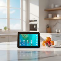 Tablette Android 10,1 pouces à écran tactile pour salle de réunion, montage mural ou sur pied, avec éclairage LED intégré, compatible PoE