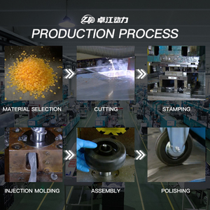 औद्योगिक परिवहन धातु भारी शुल्क प्लेटफॉर्म ट्रॉली 4 पू कैस्टर और 650 किलोग्राम भार क्षमता के साथ - Product Image 2