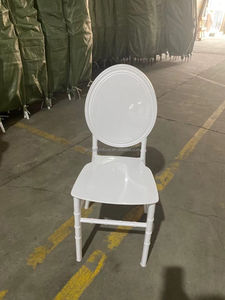 <span class=keywords><strong>Chaise</strong></span> en plastique blanc Louis PP pour banquet de mariage - Product Image 3